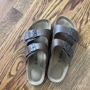Brown sandals